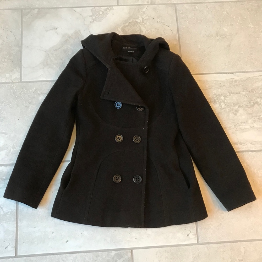 Jason Kole pea coat w/ hood